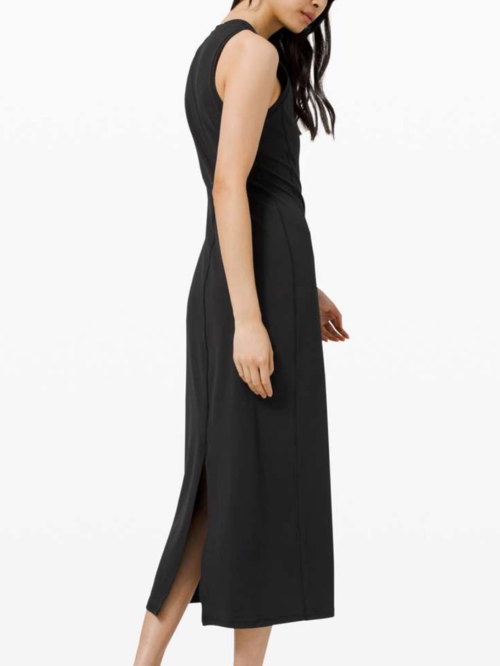 $118 Lululemon All Aligned Midi Dress
Black